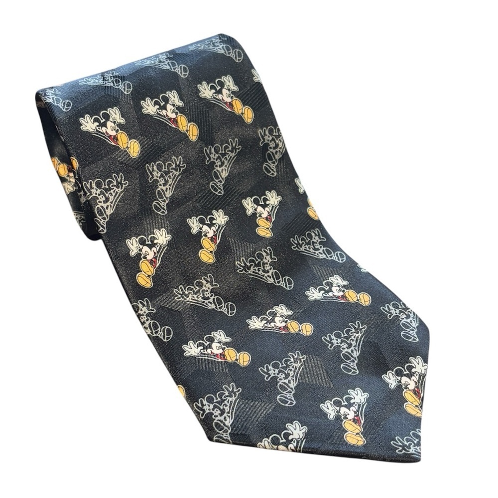 Walt Disney World Mickey Mouse Neck Tie Vintage Golf Office Career Wedding Schoo